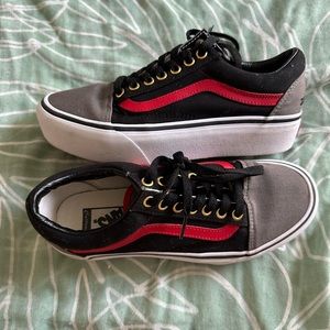 Vans Custom Old Skool Platform|M 6.5 W 8|Bucky Barnes Winter Soldier